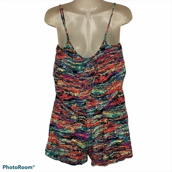 𝅺LOVE Fire Short Romper Size Small - Picture 2 of 9